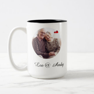 Oma und Opa personalisierte Foto Namens Tasse