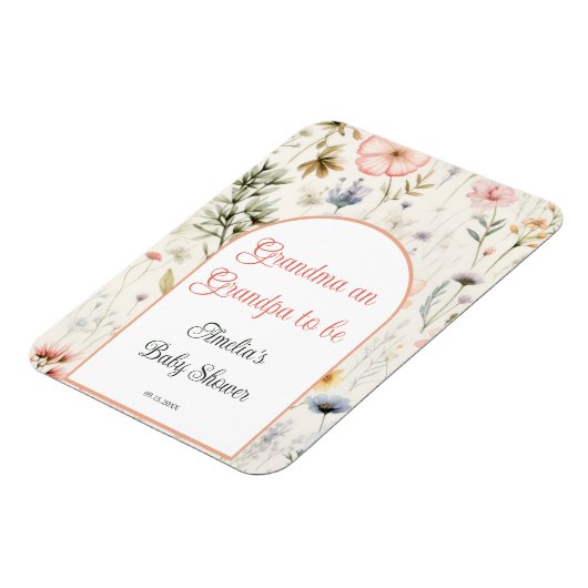 Oma und Opa zum Kinderdusche im Blut Magnet (Linke Seite)