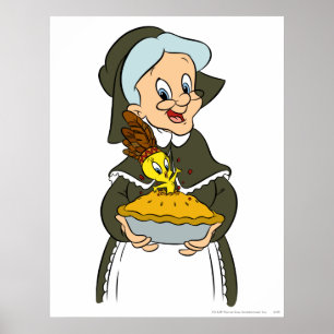 Oma und TWEETY™ Pie Poster