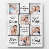 Oma Unique Foto Collage Fotoplatte (Vorderseite)