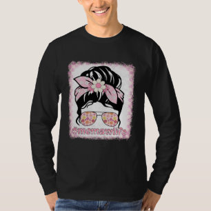 Oma unordentlicher Knoten bleicht groovy Hippie-Bl T-Shirt