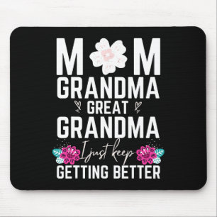 Oma Urgroßmutter Ururgroßmutter Weihnachtsgeschenk Mousepad