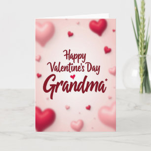 Oma Valentinstag Liebt Dich Karte
