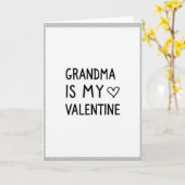 Oma Valentinstag Musterkarte Karte (Gelbe Blume)