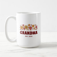 Oma Vintag Floral Groovy Blume Benutzerdefinierter