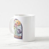 Oma Vintage-Blumen-Großmutter Kaffeetasse (Vorderseite Links)