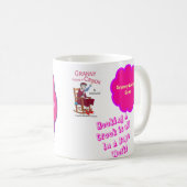 Oma von der Oma hakt eine Haken-Tasse Kaffeetasse (VorderseiteRechts)