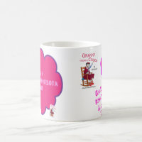 Oma von der Oma hakt eine Haken-Tasse