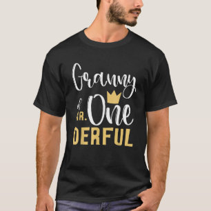 Oma von Mr Onederful 1. Geburtstag Erster Tag Derf T-Shirt