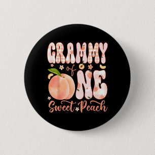 Oma von One Sweet Peach 1. Geburtstagsmädchen-Part Button