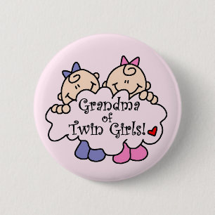 Oma von Twin Girls Tshirts and Gifts Button