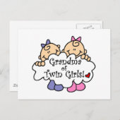 Oma von Twin Girls Tshirts and Gifts Postkarte (Vorne/Hinten)