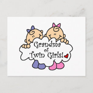 Oma von Twin Girls Tshirts and Gifts Postkarte
