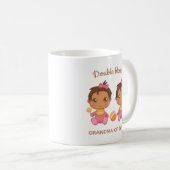 Oma von Twins Baby Girls Kaffeetasse (VorderseiteRechts)