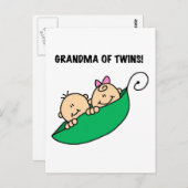 Oma von Twins Peas in a Pod Tshirts and Gifts Postkarte (Vorne/Hinten)