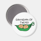 Oma von Twins Pod Magnet (Vorderseite/Rückseite)