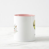 Oma-Wasserfarben-Blumen-Geschenk Tasse (Zentrum)
