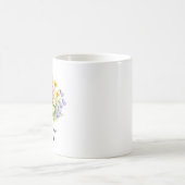Oma-Wasserfarben-Wildblumen-Tasse Kaffeetasse (Mittel)