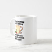 Oma weg vom Eggnog behalten Kaffeetasse (Vorderseite Links)