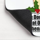 Oma weg vom Eggnog behalten Mousepad (Ecke)