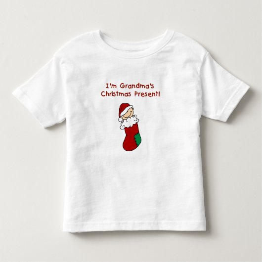 Oma Weihnachten Geschenke und Geschenke Kleinkind T-shirt (Vorderseite)