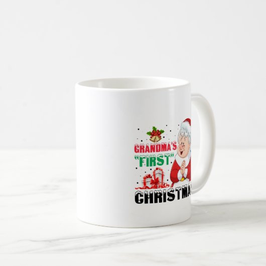 Oma-Weihnachten Kaffeetasse (VorderseiteRechts)