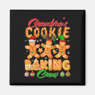 Oma Weihnachten Keks Backen Crew Funny Baker Liebe Magnet