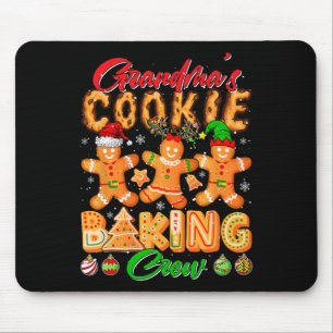 Oma Weihnachten Keks Backen Crew Funny Baker Liebe Mousepad