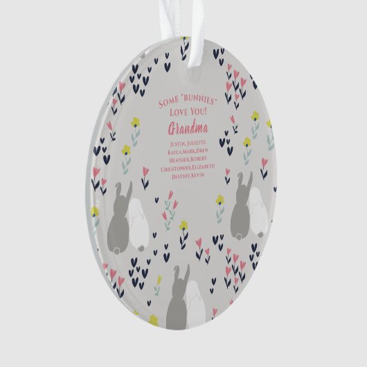 Oma Weihnachten Sonnenstrahlen von Kindern Ornament (Vorderseite)