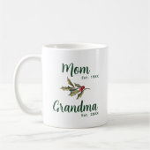 Oma Weihnachtsfeiertag Keepake Custom Kaffeetasse (Links)