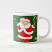 Oma Weihnachtsfeiertag Riesen-Tasse Jumbo-Tasse (Rechts)