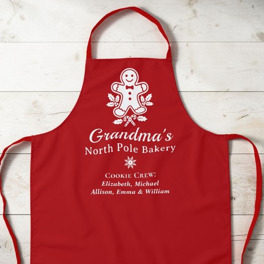 Oma Weihnachtsferien Backen Schürze