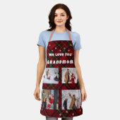 Oma Weihnachtsfoto-Geschenk Schürze (Getragen)