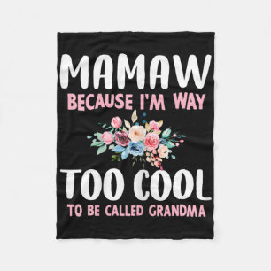 Oma, weil ich zu cool bin, um Oma Flora genannt zu Fleecedecke