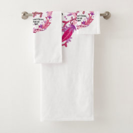 Oma weiß alles badhandtuch set