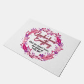 Oma weiß alles fußmatte (Schrägansicht)