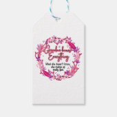 Oma weiß alles geschenkanhänger (Vorderseite)