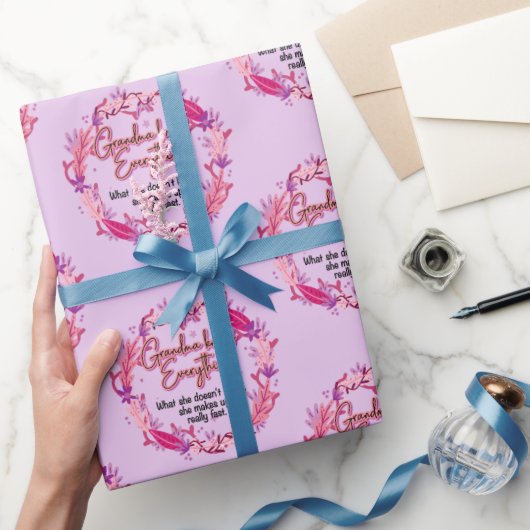 Oma weiß alles geschenkpapier (Schenken)