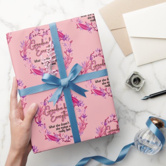 Oma weiß alles geschenkpapier (Schenken)