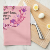 Oma weiß alles geschirrtuch (Viertel Falte)