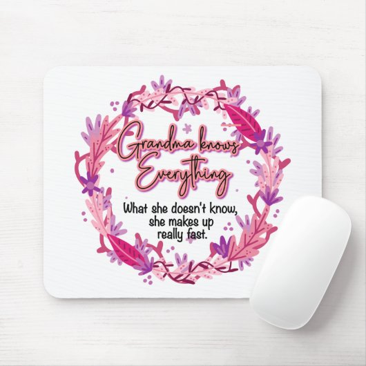 Oma weiß alles mousepad (Mit Mouse)
