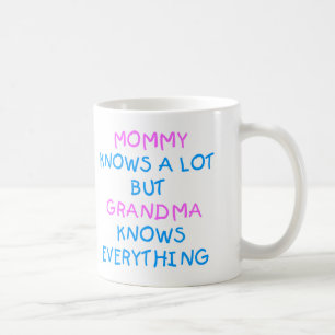 Oma weiß alles Muttertagsgeschenk Kaffeetasse
