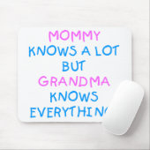 Oma weiß alles | Muttertagsgeschenk Mousepad (Mit Mouse)
