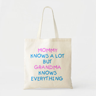 Oma weiß alles | Muttertagsgeschenk Tragetasche