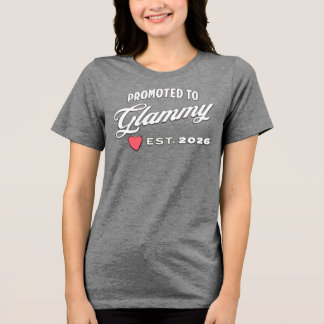 Oma-Werbung Für Ein Neues Baby Im Jahr 2026 Tri-Blend Shirt
