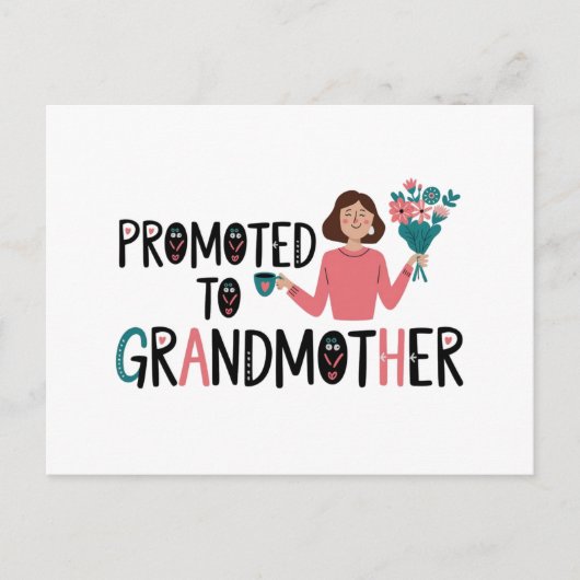 Oma-Werbung Postkarte (Vorderseite)