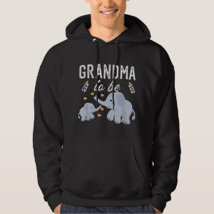 Oma werdende Elefanten-Babyparty Oma Süß Hoodie