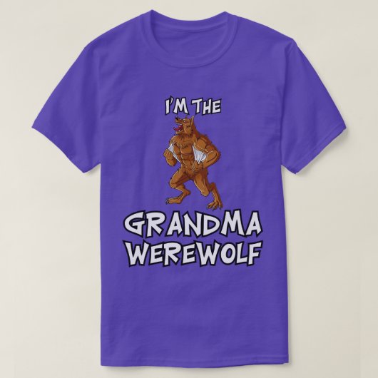 Oma Werewolf Halloween Matching Familienkostüm T-Shirt (Design vorne)