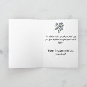 Oma Whimsical Card zum Großelterntag Karte (Innenseite)