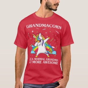 Oma wie ein normales Oma Unicorn Funny Un T-Shirt